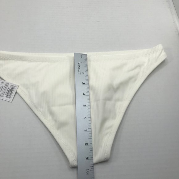 Shade And Shore Women's Sz. Large 12-14 High Leg Extra Cheeky Bikini Swim Bottom - Picture 8 of 8